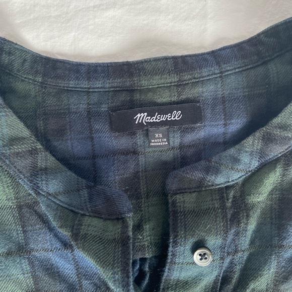 Madewell flannel Blouse - Picture 2 of 6